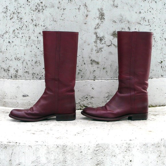 SENDRA pull-on riding boots, oxblood, EUR 40 or US 9, made in Spain - Picture 3 of 10